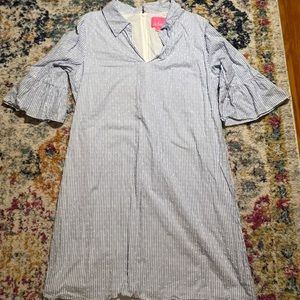 Blue Seersucker Lilly Pulitzer Dress